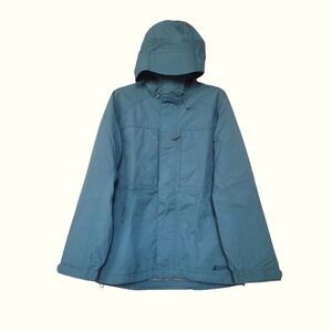 MEC Waterproof Rain jacket,nylon mesh lined,helmet compatible,Youth Kids 12